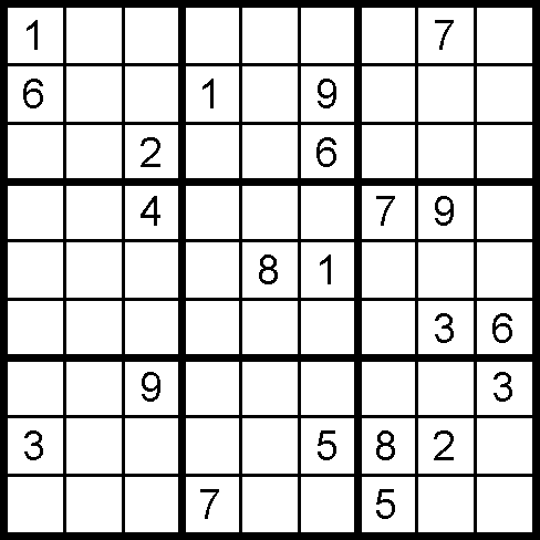 Sudoku Puzzles Free on Sudoku Puzzle  Puzzle  1345