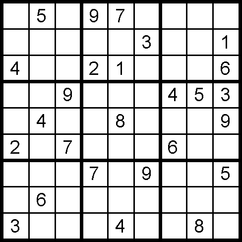 Printable Sudoku Puzzle on Sudoku Puzzle  Puzzle  1357