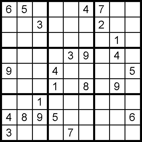 Mirroreyes Crossword Puzzles on Sudoku Puzzle  Puzzle  1361