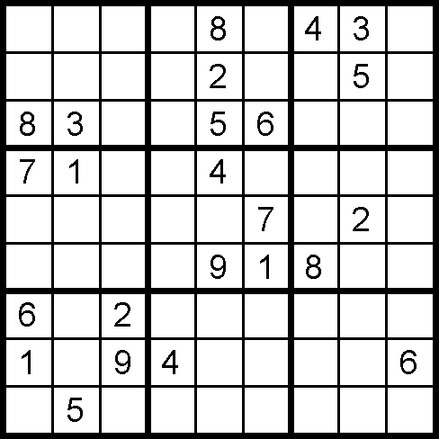 Mirroreyes Crossword Puzzles on Sudoku Puzzle  Puzzle  1365