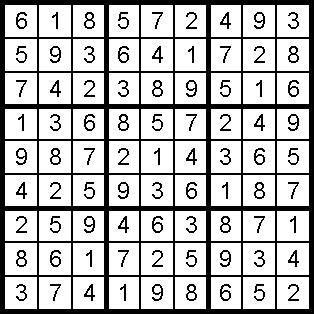 Mirroreyes Crossword Puzzles on Sudoku Solution  Puzzle  462